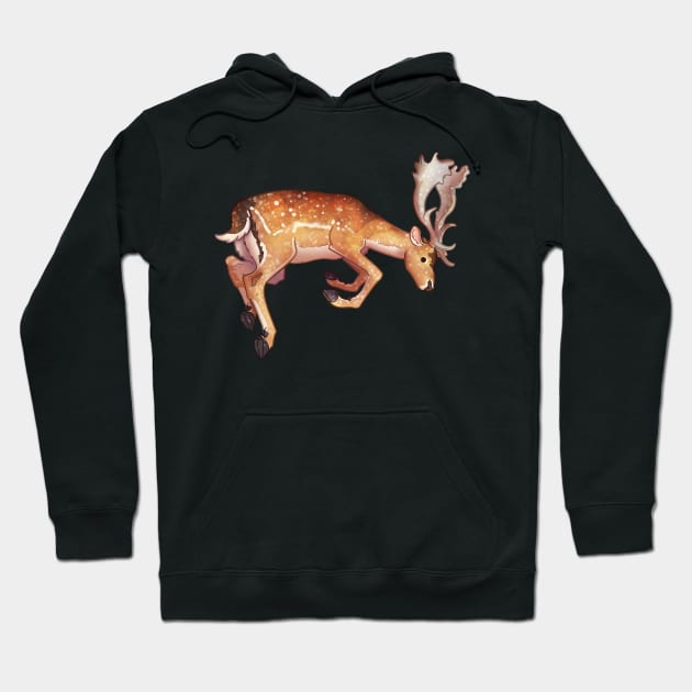 Cozy Fallow Deer Hoodie by Phoenix Baldwin